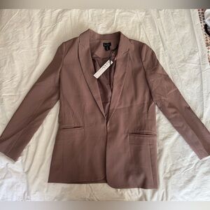 Nicole Miller Elegant Blush Pink Blazer